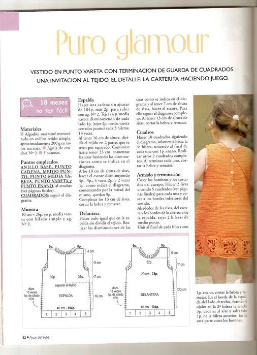 Vestidos a crochet para niña paso a paso - Imagui