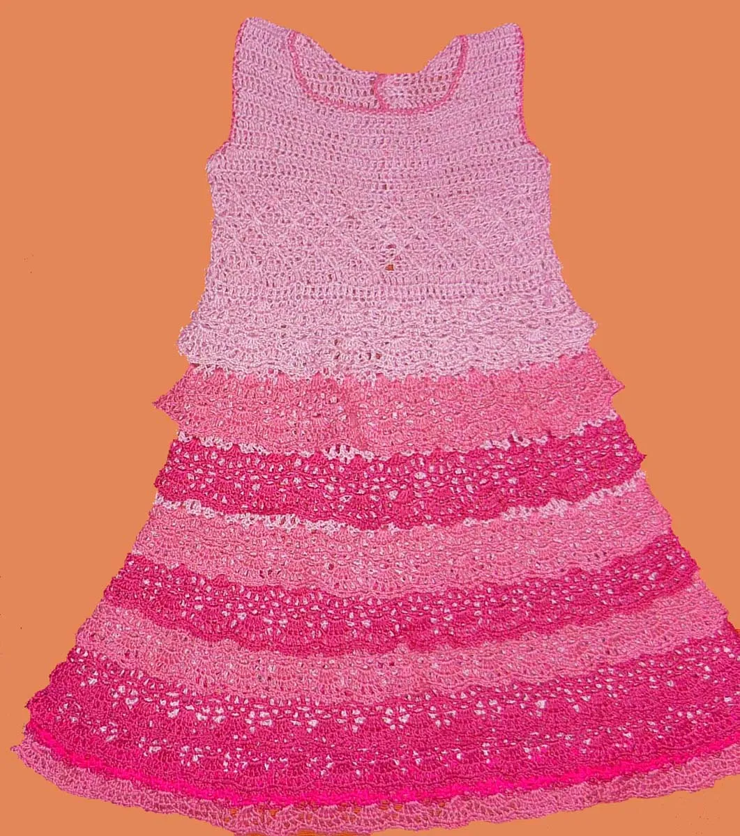 vestidos de niña tejidos a crochet | Tejidos Carmesí - Infantil