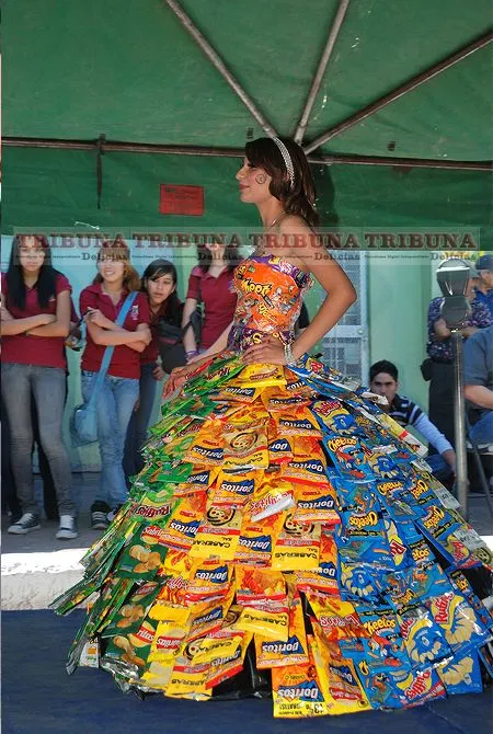 Vestidos de niñas reciclable - Imagui