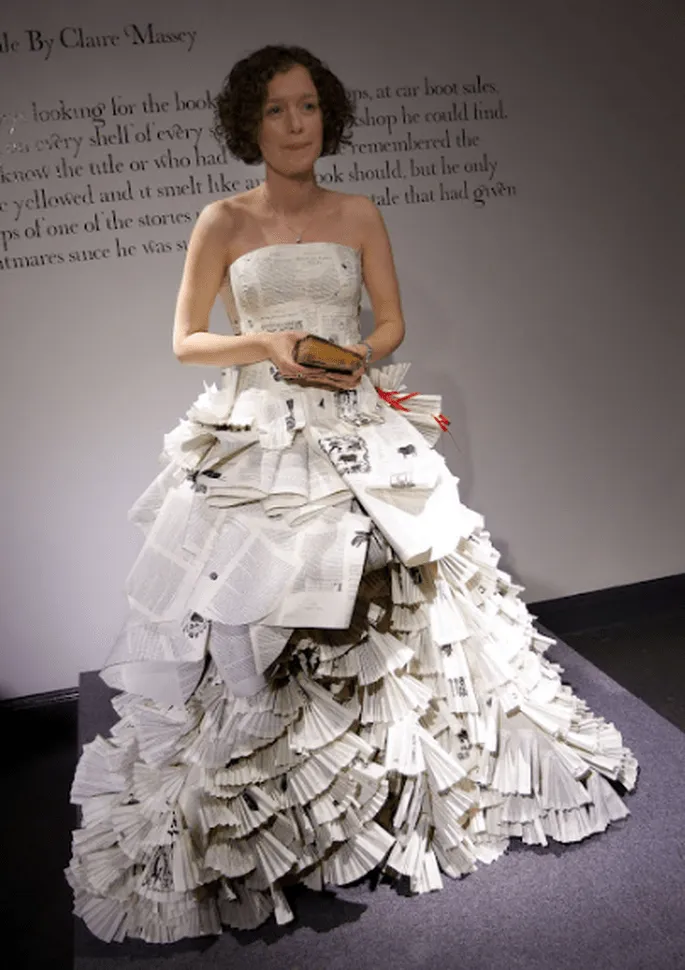 Vestidos de novia de papel