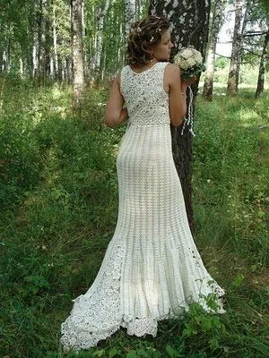 Vestidos de primera comunión tejidos en crochet - Imagui