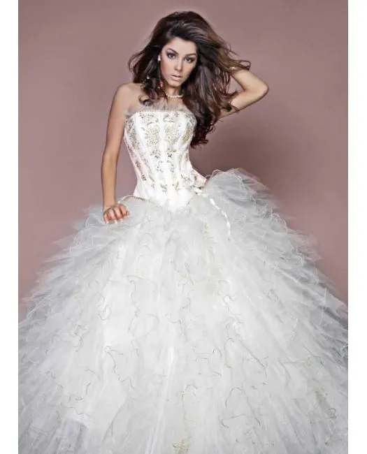 Vestidos para Ti: Vestidos de 15 Años color Blanco - Te verás una ...