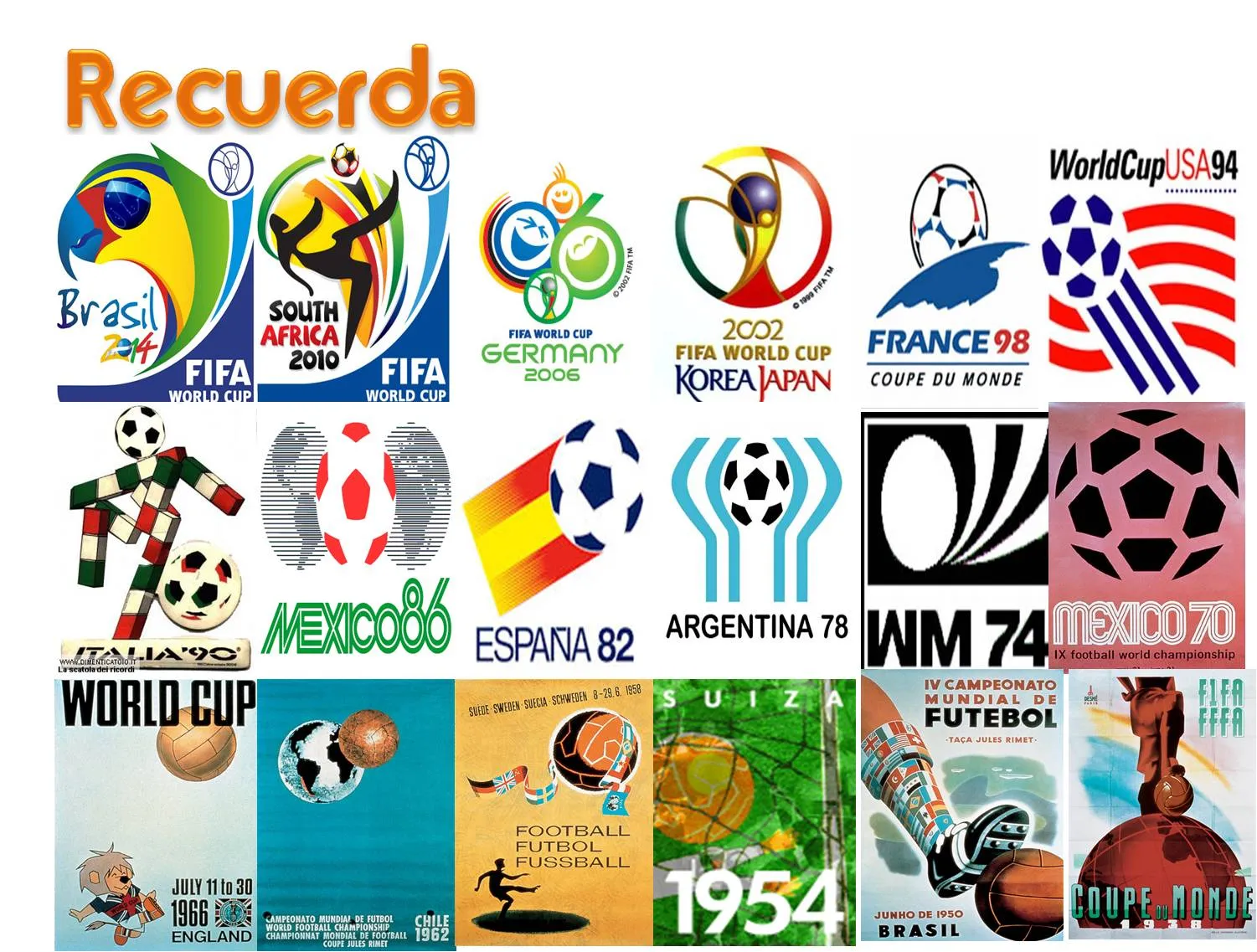 vete a la versh, Shadow: Logos de los mundiales de futbol