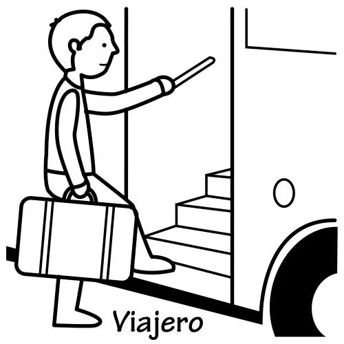 Viajar para colorear - Imagui