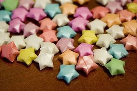 Como hacer estrellitas de papel - Imagui