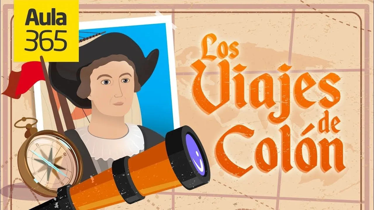 Los Viajes de Cristobal Colón | Videos Educativos Aula365 - YouTube