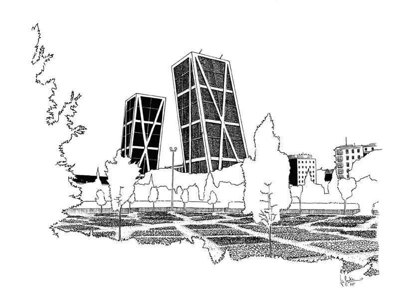 Vic-Snake: Dibujos arquitecturas de Madrid