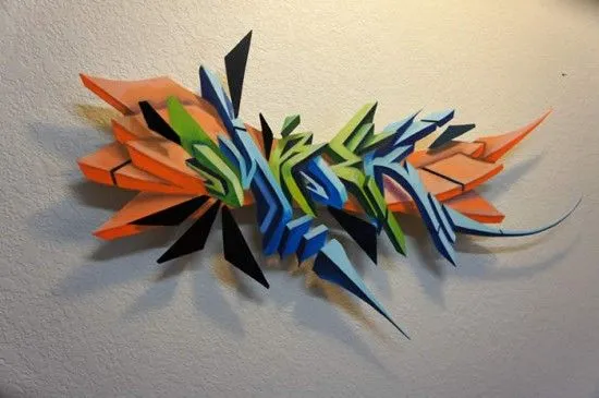 Victor Malagon 3D graffiti