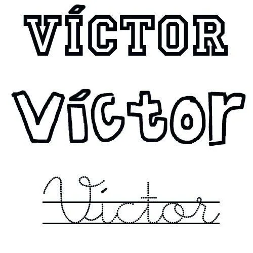 Imagenes con nombre de victor - Imagui