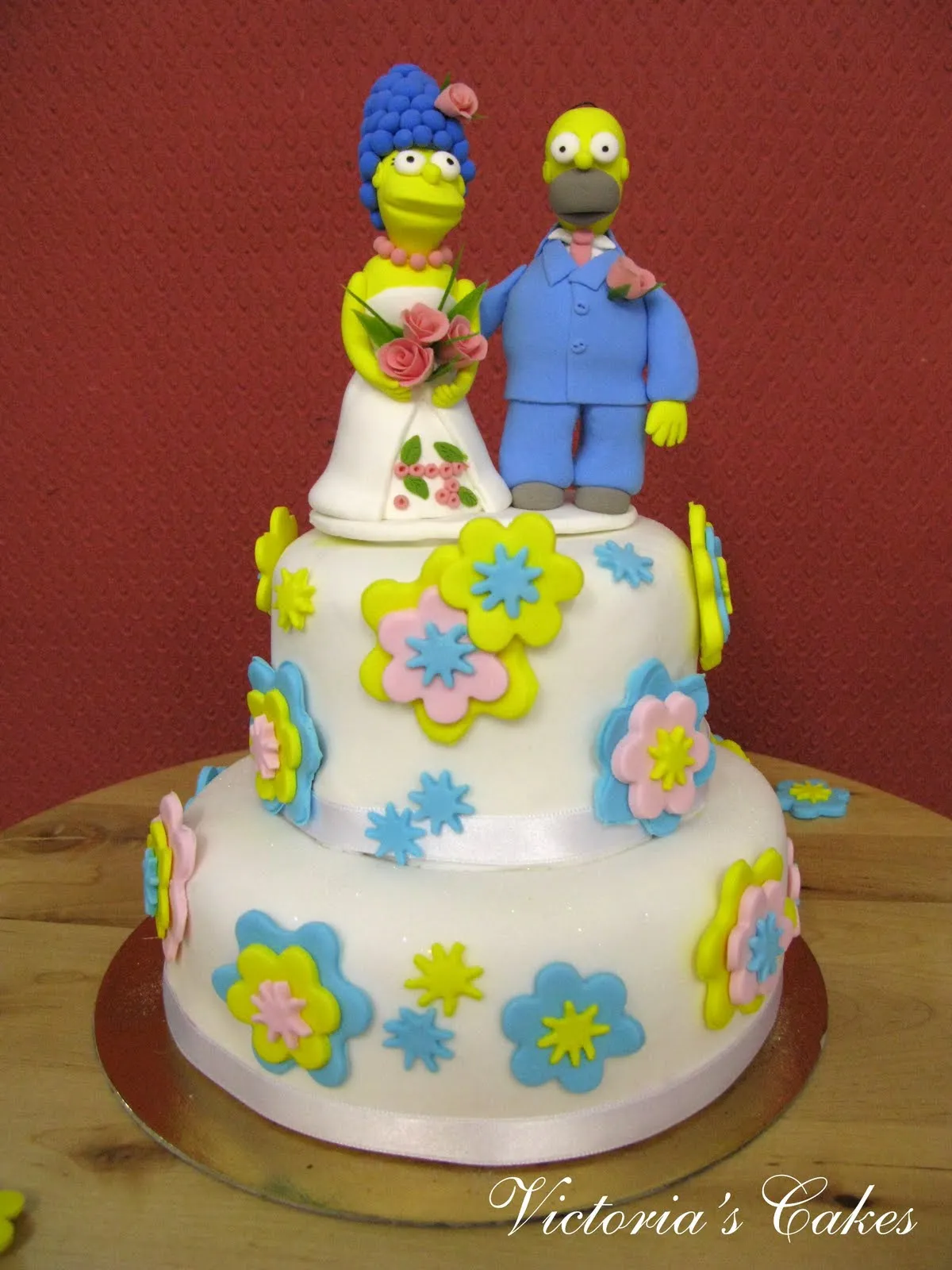 Victoria's Cakes: Pastel de Boda The Simpsons