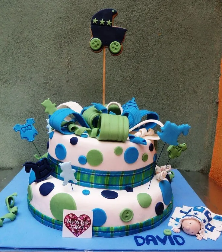 Victoria's Cakes: Pastel de Bautizo y para Baby-Shower | Recuerdos ...