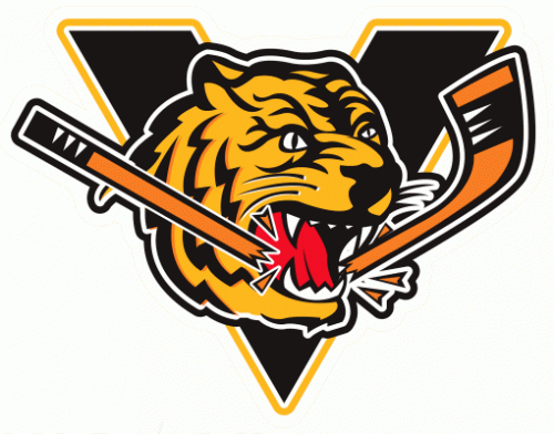 Victoriaville Tigres hockey logo from 2005-06 at Hockeydb.