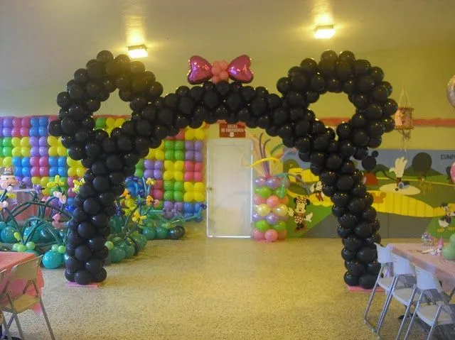 Como hacer arco con globos paso a paso - Imagui