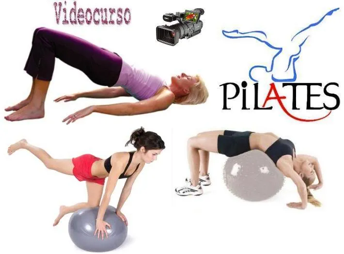 VIDEO CURSO PILATES CLASES EN CASA 4 DVD BENEFICIOS ADELGAZAR EJERCICI