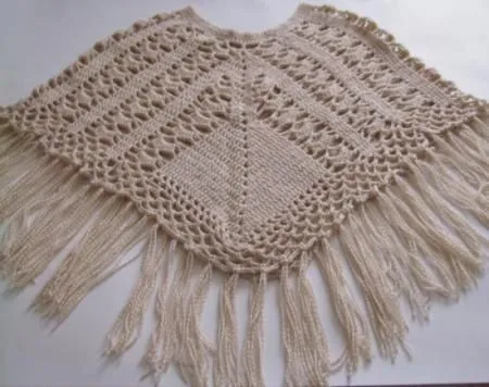 video muestras de bufandas piture | poncho beige poncho beige lana ...