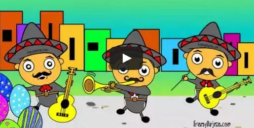Video "Las Mañanitas" con mariachis chistosos | frasesytarjetas.com