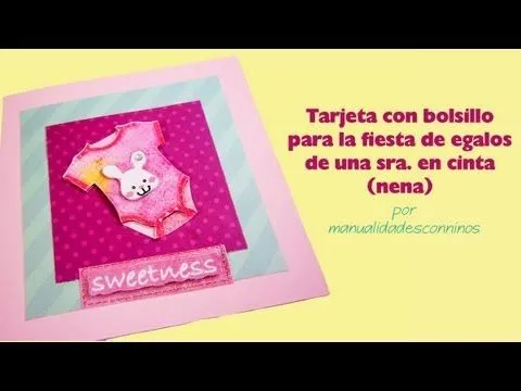 Episodio 607 - Tarjeta para el baby shower de una sra que espera ...