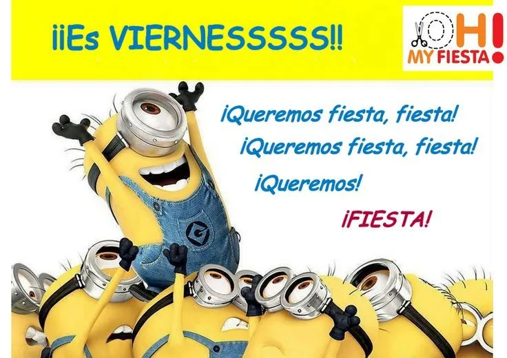 Viernes Minions. | Saludos - Feliz día | Pinterest