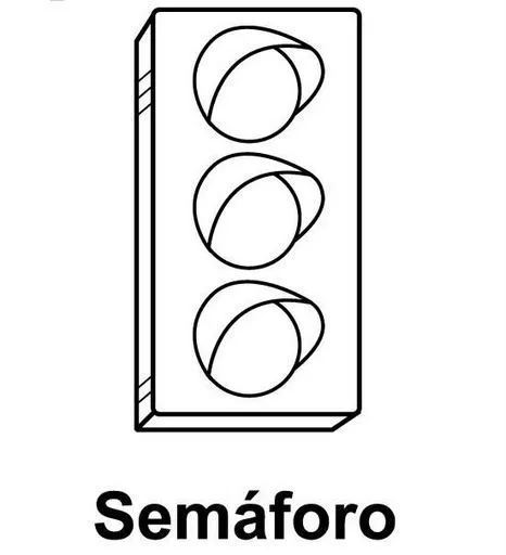 Señales peatonales para colorear - Imagui