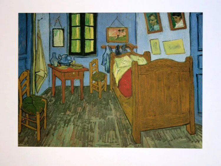 Vincent VAN GOGH : El cuarto de Vincent Van Gogh en Arles, 1889 ...