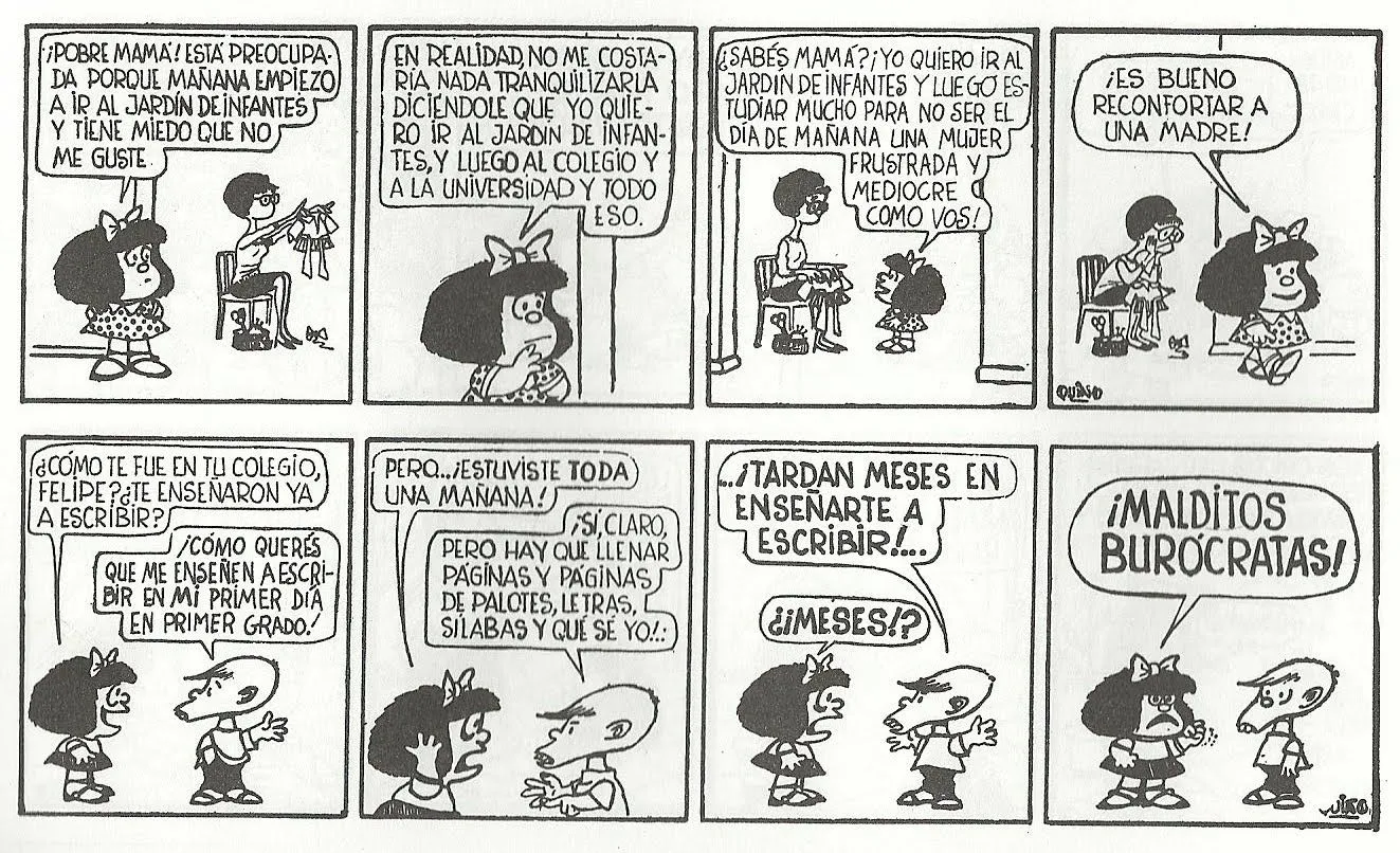 Viñetas de Mafalda en inglés - Imagui