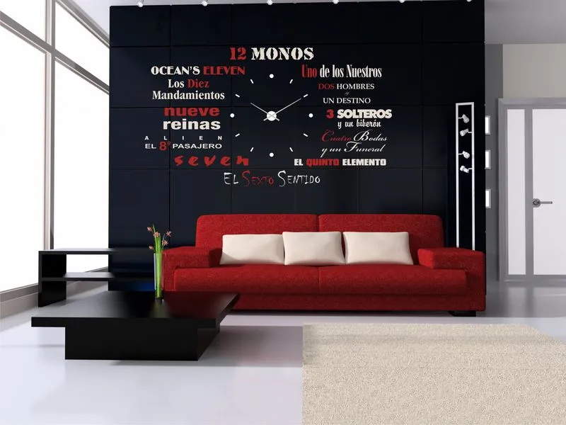 Vinilos para decorar relojes de pared | Mil Ideas de Decoración