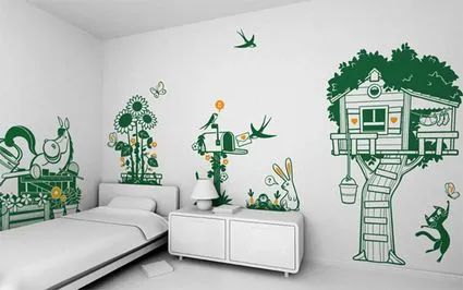 Vinilos decorativos para habitaciones infantiles - DecoActual.com