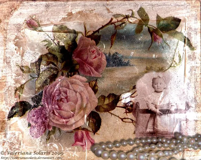 Vintage Collage with Roses by ValerianaSolaris on DeviantArt