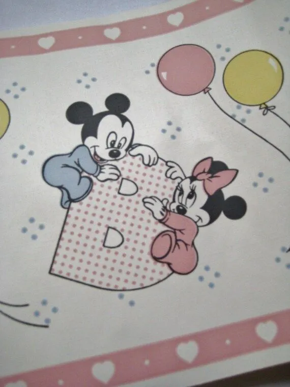 Vintage Disney Babies Minnie Mickey Mouse Donald por missussewnsew