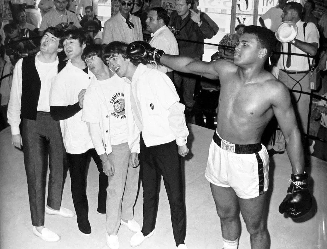 vintage everyday: The Beatles met Muhammad Ali, 1964