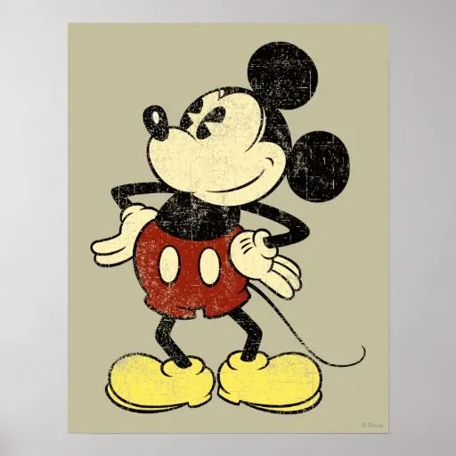 Vintage Mickey Mouse 2 Shirt | Zazzle