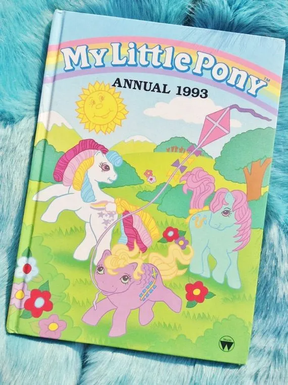 Vintage Retro Kitsch 1993 My Little Pony by Hoodratroughdiamond