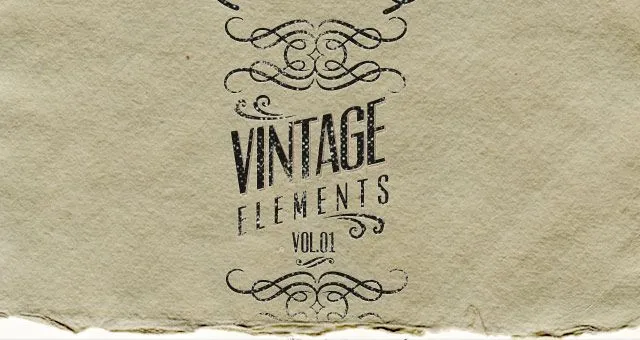 Vintage Vector Ornaments Vol1 | Decorative Vectors | Pixeden