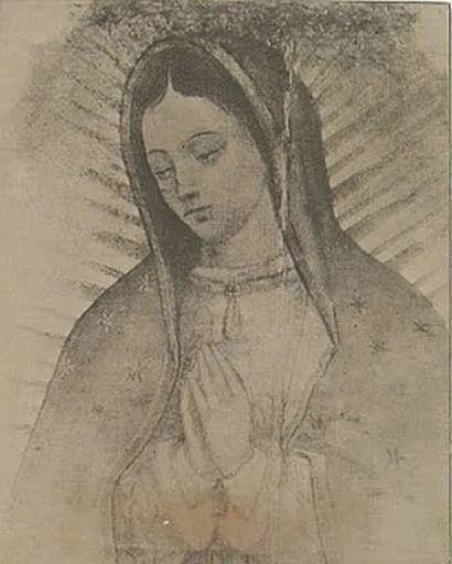 Virgen de Guadalupe pintar la facil - Imagui