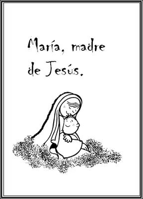 BLOG CATÓLICO VIRGEN MARÍA : IMAGENES VIRGEN MARIA PARA COLOREAR