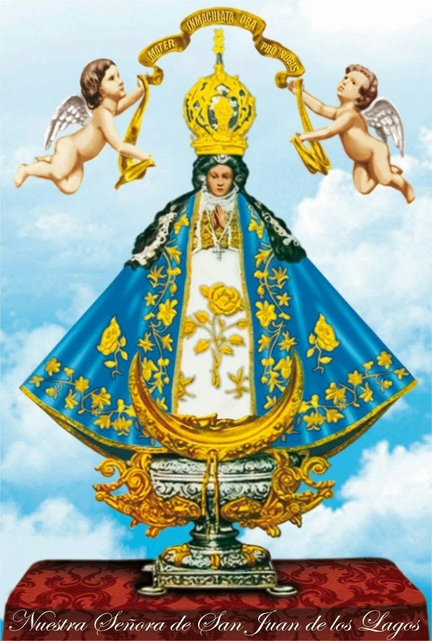 Virgen de San Juan | Imagenes de santos religiosos, Virgen de shoenstatt,  Ninos de dios