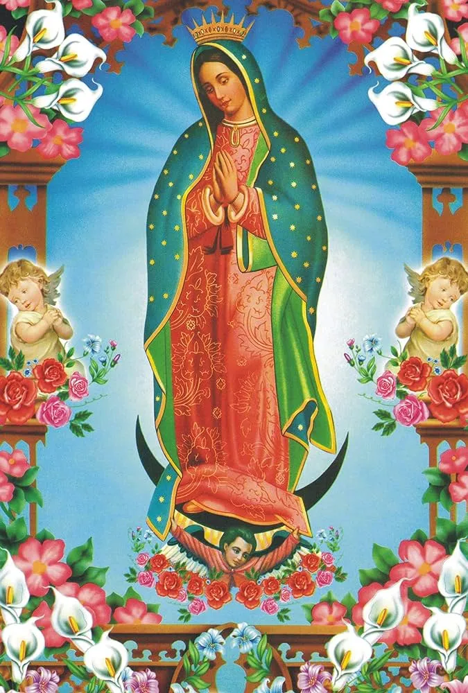 VIRGEN de SAN JUAN de los LAGOS en UN AZULEJO de 20X30cm : Amazon.com.mx:  Productos Handmade