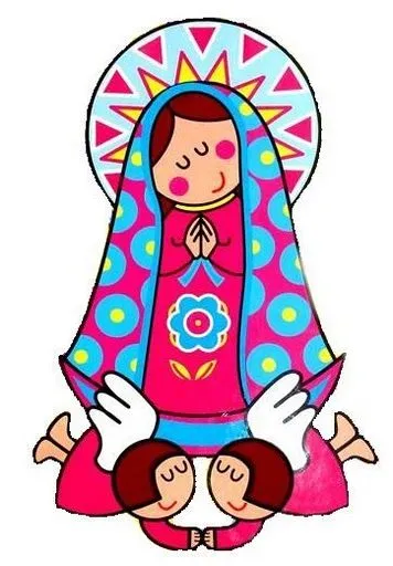 VIRGENCITAS DE GUADALUPE para colorear - Imagui