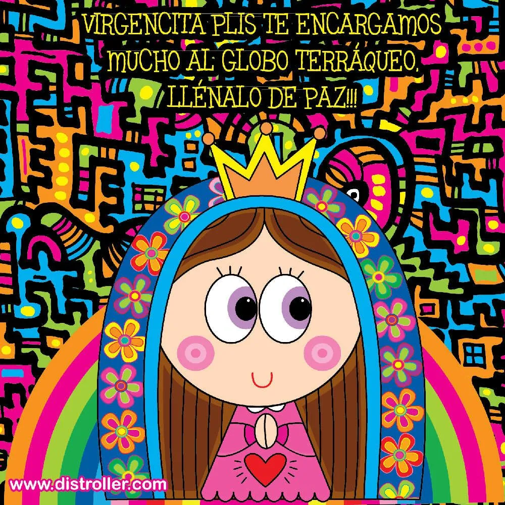 Virgencita Plis Distroller Arte Amparo Serrano