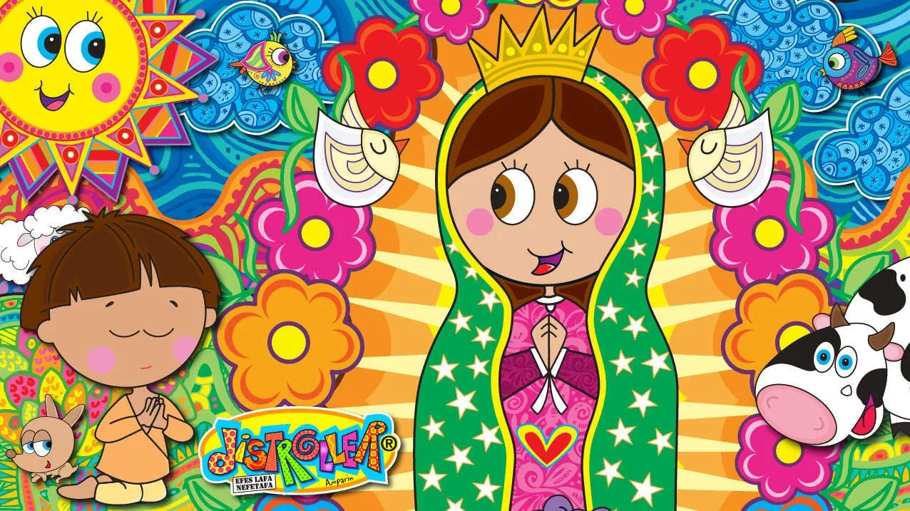 Virgencita Plis Distroller Arte Amparo Serrano