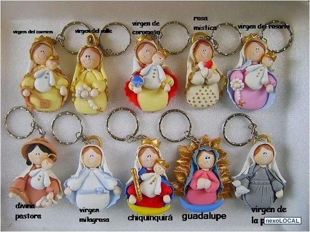 virgencitas y angeles en porcelana fria - Buscar con Google ...
