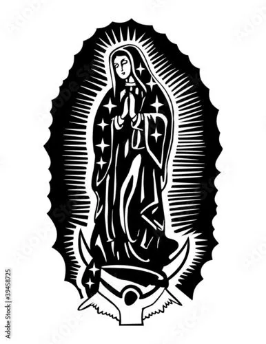 virgin guadalupe de javy, vector libre de derechos #39458725 en ...