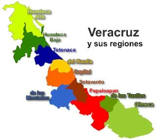 Los Virreinales: REGIONES DE VERACRUZ