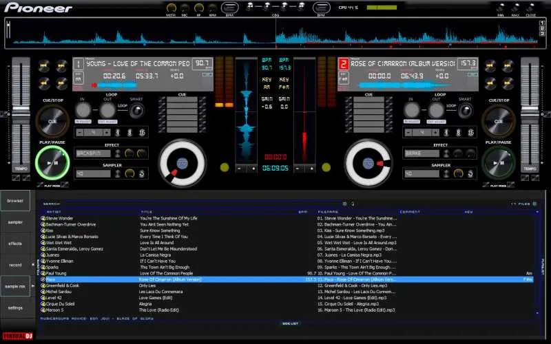 VIRTUAL DJ SOFTWARE - New similar Pioneer Skin, someone?