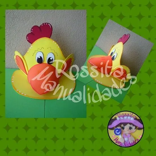 Visera 3d pollito | Mario characters, Yoshi, Character