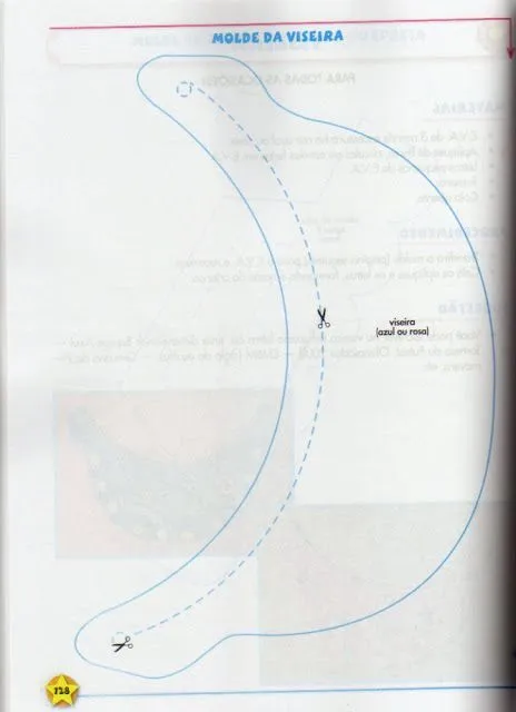 Moldes de viseras en foami - Imagui