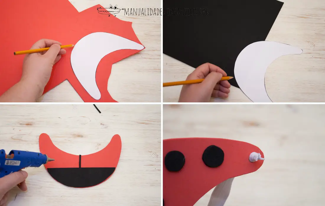 Viseras de goma eva -Manualidades Infantiles