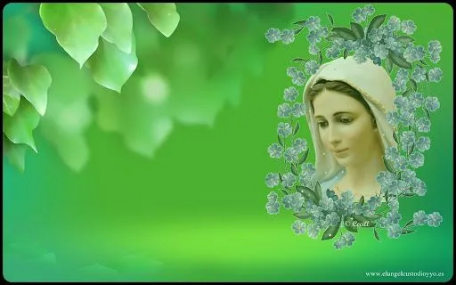 vista wallpaper vista leafvv jpg la santisima virgen maria 3 el angel ...