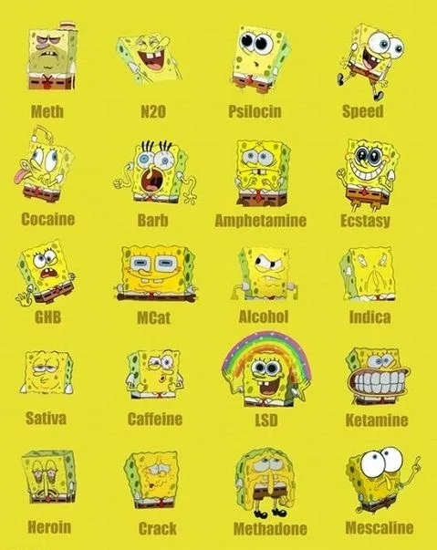  ... viste al dibujo animado bob esponja te has haber dado cuenta de que