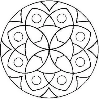 AMARILLO DE PLATA: Mandalas para colorear